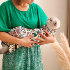 Cat Restraint Wrap - Self-Adherent Grooming Swaddle for Safe Nail Trimming & Bathing