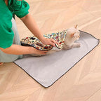 Cat Restraint Wrap - Self-Adherent Grooming Swaddle for Safe Nail Trimming & Bathing