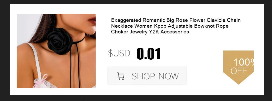 Flower Petal Pendant Choker Necklace – Y-Style Snake Chain for Weddings & Special Events