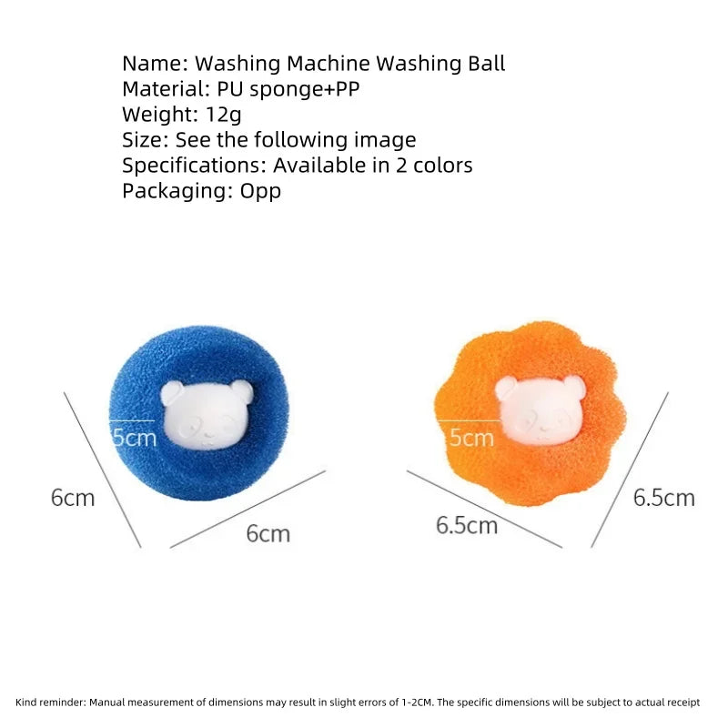 Pet Hair Remover Balls for Laundry - Reusable Washing Machine Lint Catcher (3-10 Pack)